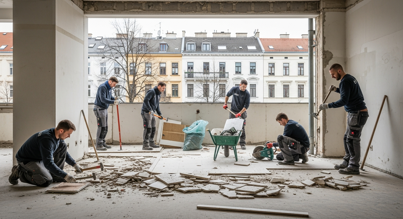 Entkernung & Sanierungsvorbereitung in Innsbruck | Top-Qualität von Entrümpelung Innsbruck
